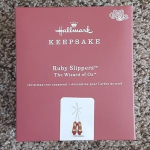Hallmark keepsake Ruby slippers Wizard of oz